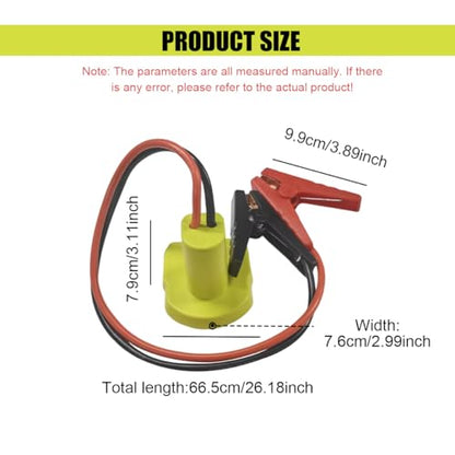 8AWG 2FT Car Jumper Cables Adapter (Red)