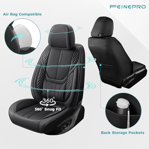 Universal Car Seat Covers for SUVs Sedans Trucks Black (Black / Full-Set)