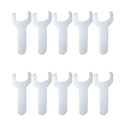 10pcs Small Wrench 22x70x1.5mm Metric U (22x70x1.5mm)