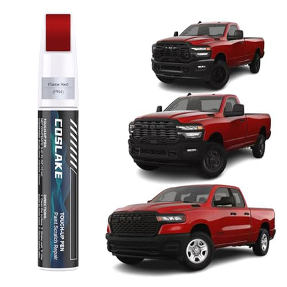 Car Touch Up Paint (Flame Red(PR4) for 2025 RAM 1500/2024 RAM 1500/2023 RAM 1500/2025 RAM 2500/2024 RAM 2500/2025 RAM 3500)