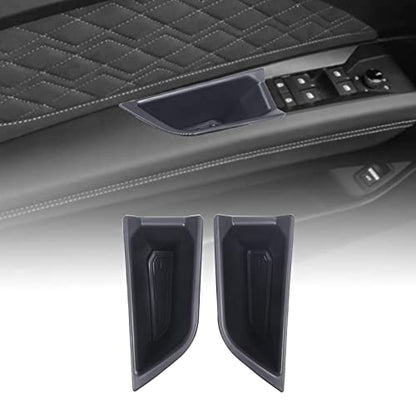 Front Rear Door Side Storage Box Compatible with Audi Q4 E (Front Rear Door Storage Box)