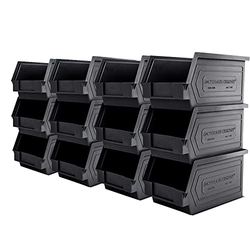 Plastic Storage Bins (Black)