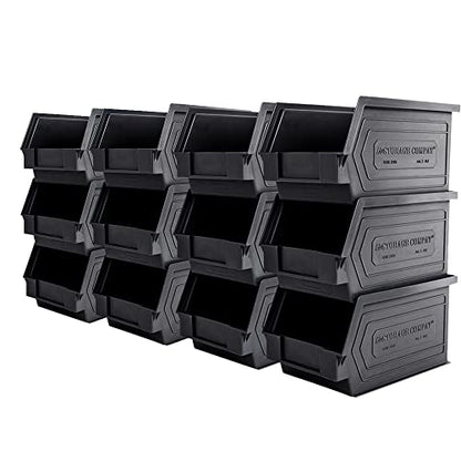 Plastic Storage Bins (Black)