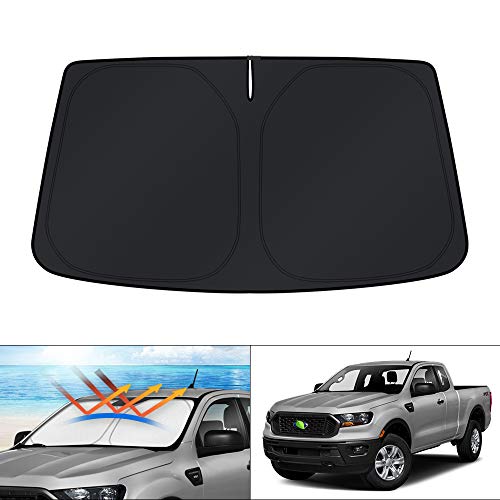Windshield Sun Shade for Ford Ranger Accessories 2019 (For | Ford Ranger 2019-present)