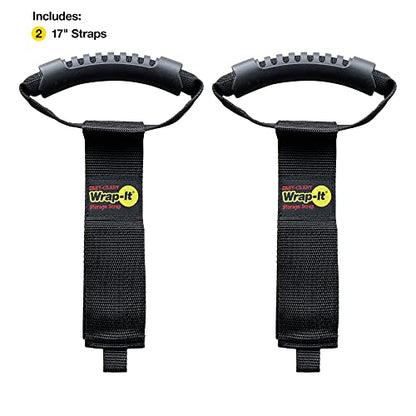 Easy Carry Wrap (17" (2 Pack) without Grommet / Black)