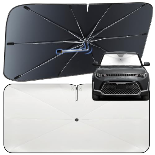 Windshield Sun Shade Umbrella for Kia Soul 2020 (For Kia Soul 2020-2025)