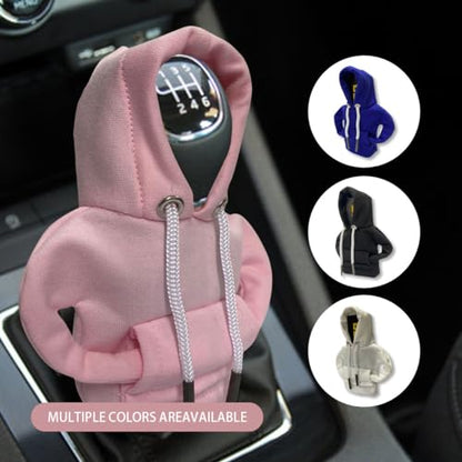 Car Gear Shift Hoodie Auto Shifter Knob Cover (Pink / 1 Pcs)