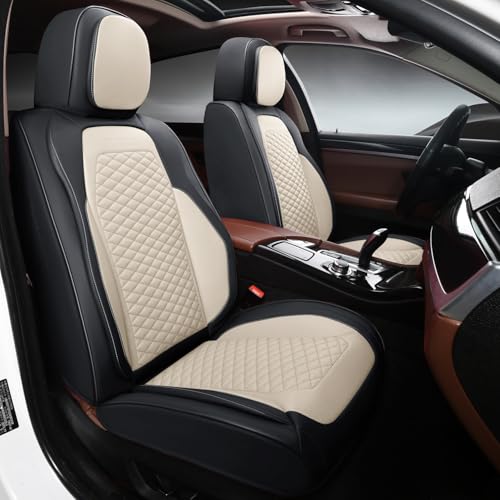 Car Seat Covers Full Set (2 PIECE / White)
