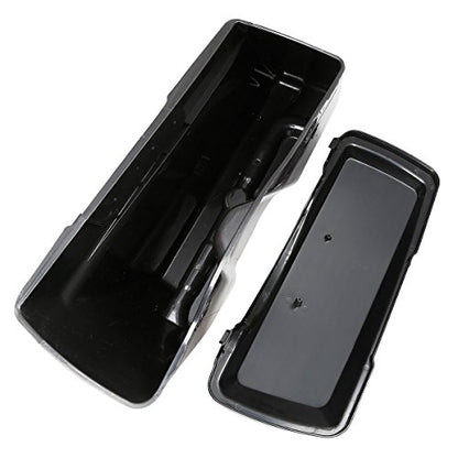 Motorcycle 5" Stretched Saddlebags Fit For Harley Touring 1993 (Unpainted Black / 5" Extended)