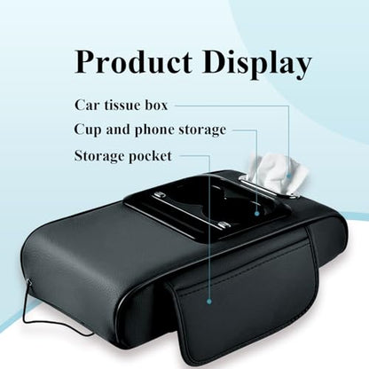5-in-1 Genuine Leather Center Console Gloves Type-C Port