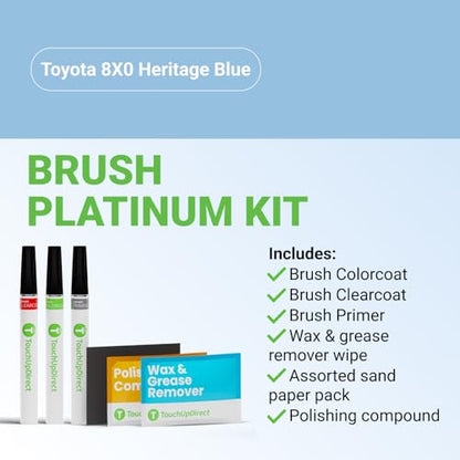 Car Paint Touch Up Brush Kit (Brush - Platinum Kit / Heritage Blue)