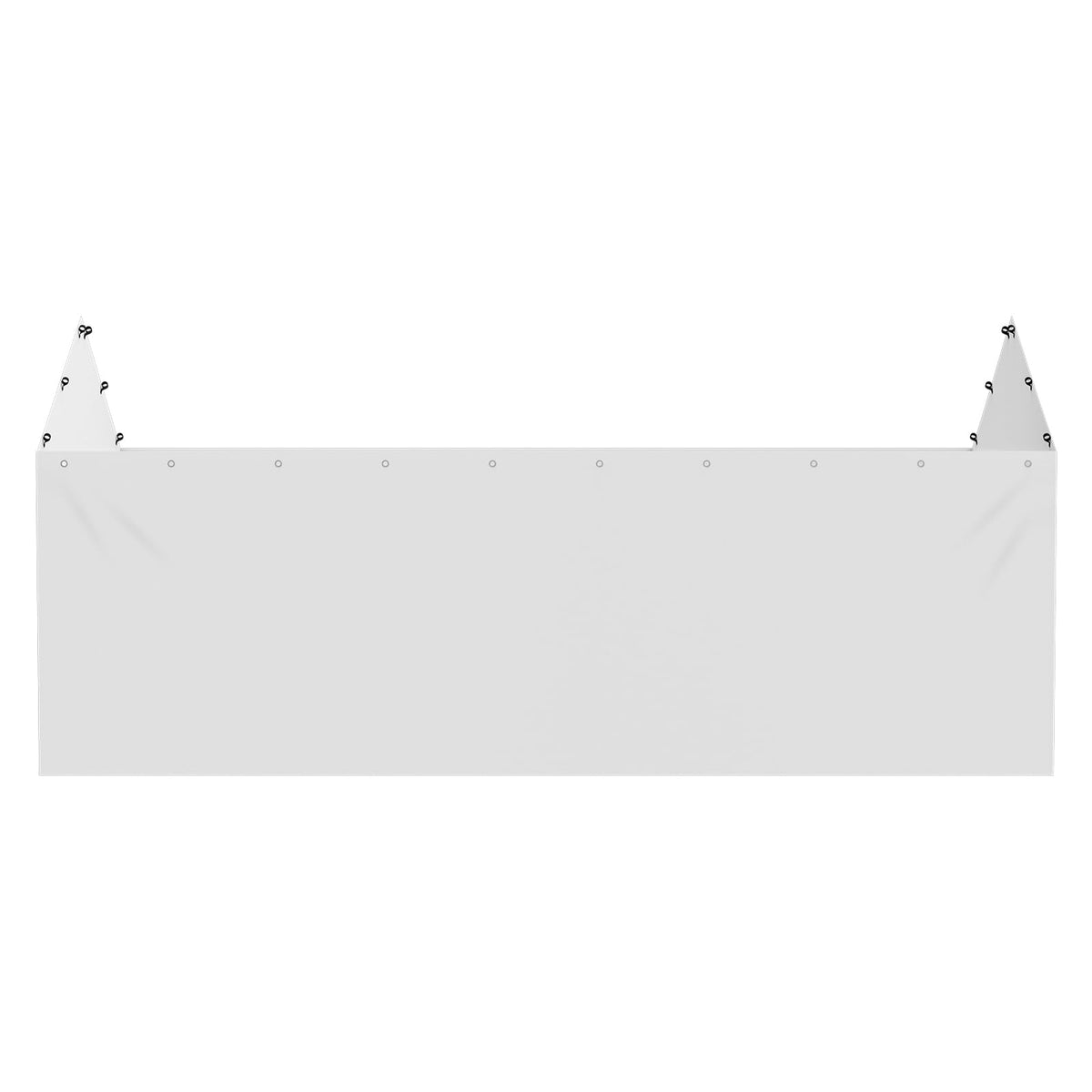 Carport Replacement Canopy Cover Side Wall 10 x 20 ft (White / 10x20ft)