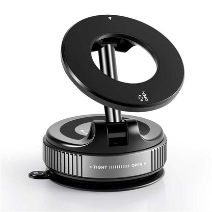 2026 Upgraded Vacuum Magnetic Car Phone Holder Mount [85 LBS Strongest Suction] 360° Adjustable Magnetic Phone Holder