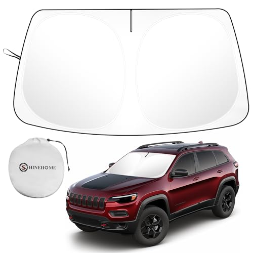 Windshield Sun Shade for 2014 (For 2014-2026 Jeep Cherokee)