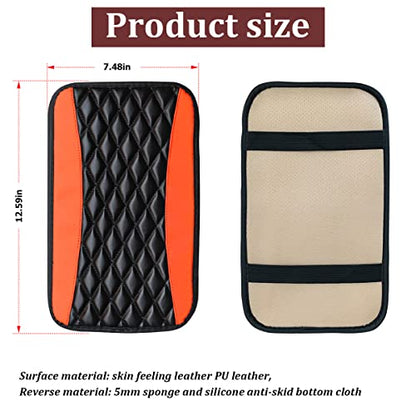 Car Center Console Pad (Orange)