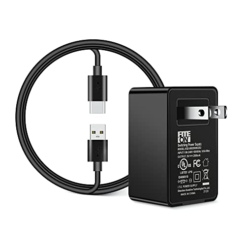 5V Type C Power Charger Compatible with NEXPOW Car Jump Starter 1500A 2000A Peak Battery Starter; GOOLOO GP2000 GT3000 Portable Car Jump Starter Adapter