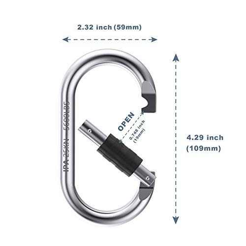 Carabiner Clips Large 4.3"