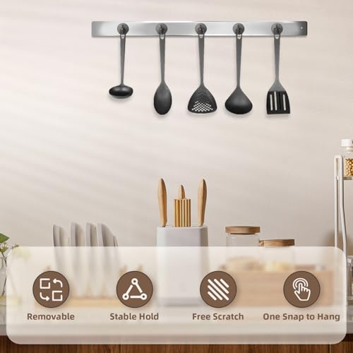 Magnetic Hooks Steel Tube Design for Cruise (Gunmetal / 100lb Magnetic Hooks)