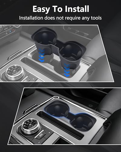 Cup Holder Inserts for Ford Expedition 2018 (For Expedition 20218-2024)
