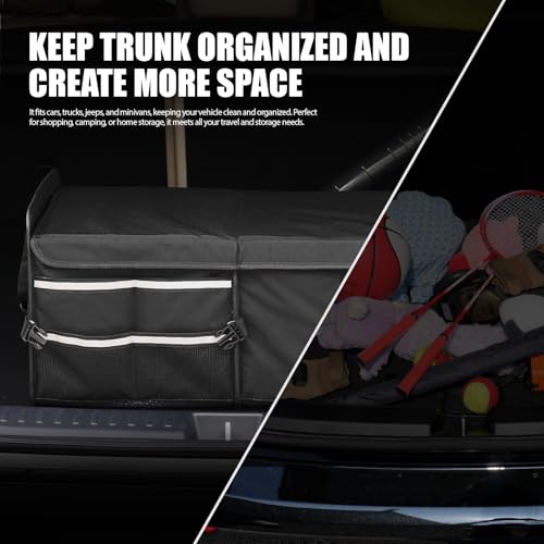 LIBZAKI Car Trunk Storage Organizer (Standard / Black)