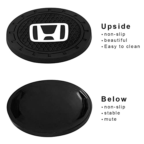 Car Cup Holder Coaster for Honda (Black-03)