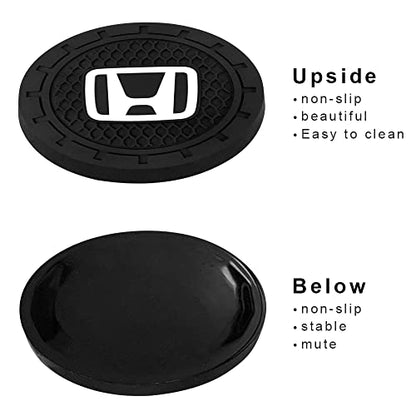 Car Cup Holder Coaster for Honda (Black-03)