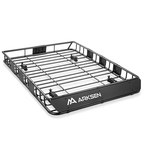 54" x 39" x 5" Roof Rack Cargo Basket with Extension (54" Cargo Rack)