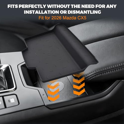 Wireless Charging Mat for 2026 Mazda Cx5 Accessories (for Mazda CX5 Accessories 2026)