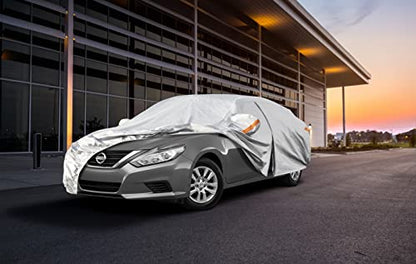 6 Layers Car Cover Custom Fit for Nissan Altima (LM-Silver / Custom Fit Nissan Altima)