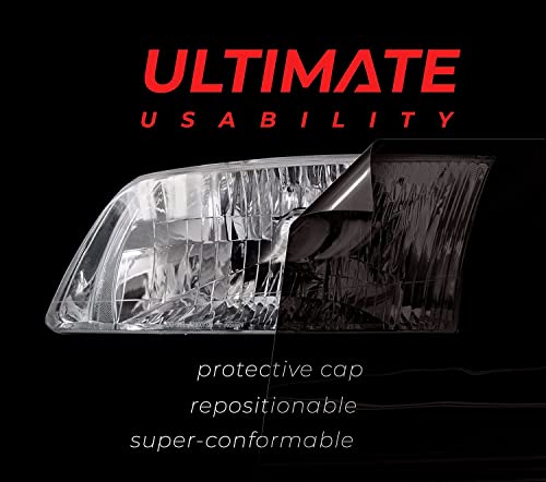 Ultimate Headlight Taillight Tint Vinyl Wrap (12" x 7ft / Dark Smoke)