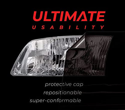 Ultimate Headlight Taillight Tint Vinyl Wrap (12" x 7ft / Dark Smoke)