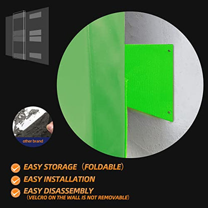 1 Pack Wall Protection Pad (60" x 20" x 2" / 1 PACK / LIGHT GREEN)