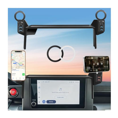 Car Phone Holder for Toyota Tacoma 2024 (Fit for 24-26 Tacoma & 25-26 4Runner, 8-Inch)