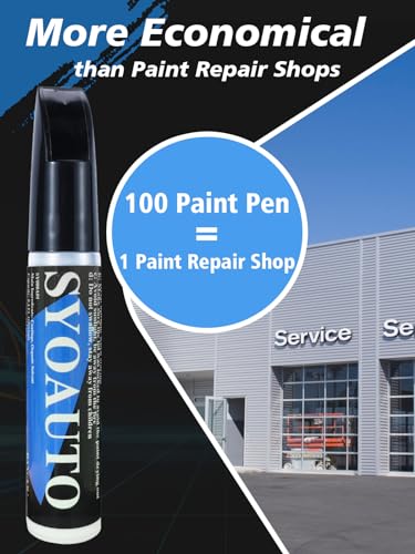 Gray Car Touch Up Paint Auto Touch Up Paint 0.4 oz Gray Automotive Scratch Repair Pen Brush and Tip 2 in 1 (Gray)