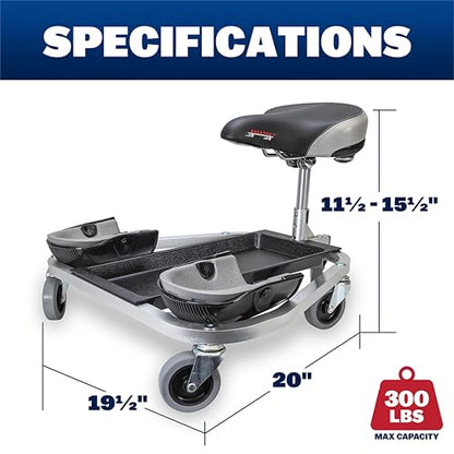Kneeling Creeper 3 Inch Casters (3 Inch / Standard)