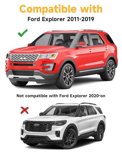in Channel Window Visors Rain Guards for Ford Explorer 2011 (Fit for 2011-2019 Ford Explorer)