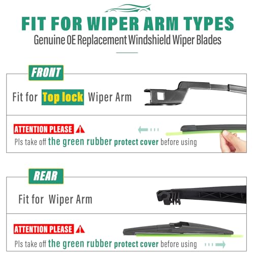 Windshield Wiper Blades Replacement for Chevrolet Trax 2024 (26" 16"+11")