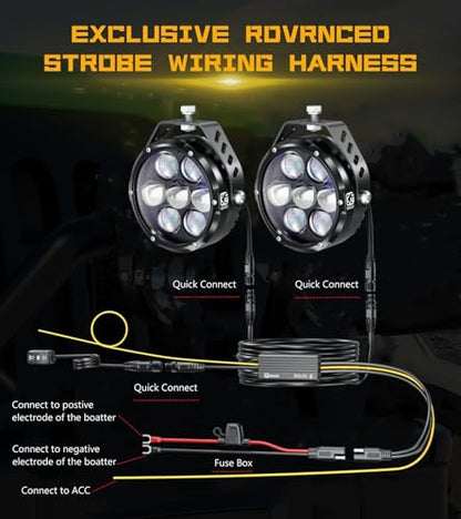 4 Inch 96W Amber White LED Light Pods (K7-U)