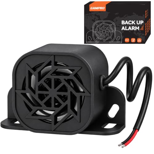 12V 48V Wired Backup Alarm (Black 1PC)