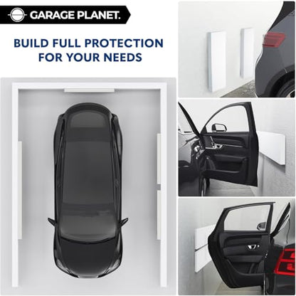 M2 Garage Wall Protector for Car Door (White / 2 Pack)
