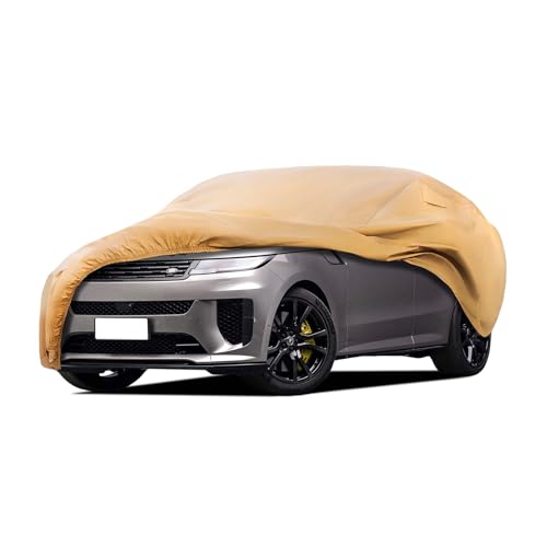 Heavy Duty Outdoor Car Cover Compatible with Land Rover Range Rover Sport (Custom Fit Land Rover Range Rover Sport / brown)