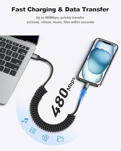 USB A to USB C Cable 3FT (3FT&6FT / USB A to USB C / Black)