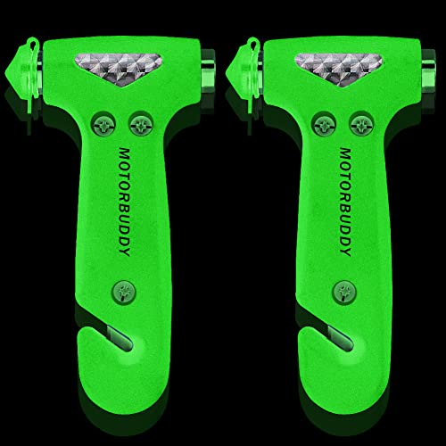 2 Pack Car Safety Hammer (Green)