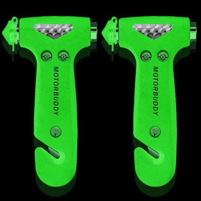 2 Pack Car Safety Hammer (Green)
