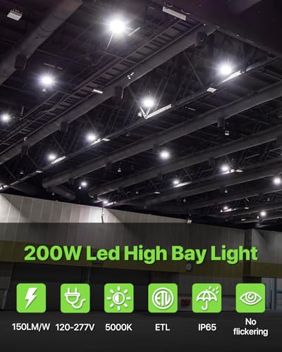 UFO LED High Bay Lights 200W 30 (200W 6pack)