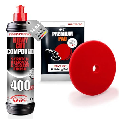 Deep Scratch and Swirl Remover Kit I Car polishing Set (16oz. + Pad)
