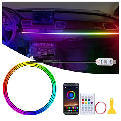 43.3in Acrylic LED Lights for Car (1 in 1 (1*43.3in))