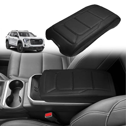 Armrest Cover for GMC Terrain 2025 2026 (30) 25+ |Terrain| Black, Regular)