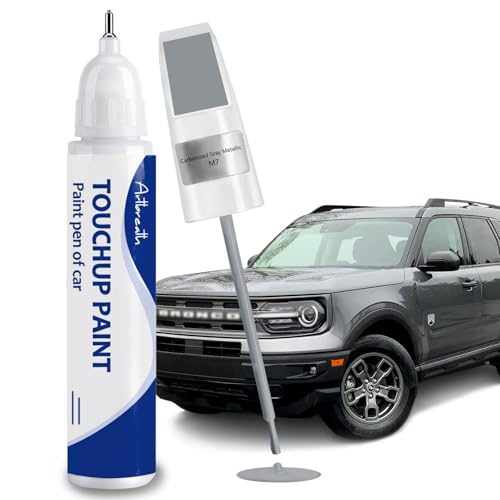 Carbonized Gray Metallic M7 Touch Up Paint for Ford OEM Color Match (Carbonized Gray Metallic(M7))