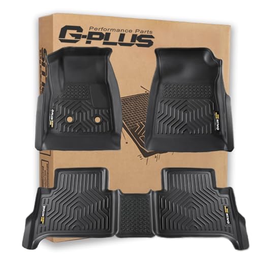 TPE Floor Mats Fit Chevy Colorado GMC Canyon Crew Cab 2015 (15-22|Fit Chevy Colorado Crew Cab|3PCS)